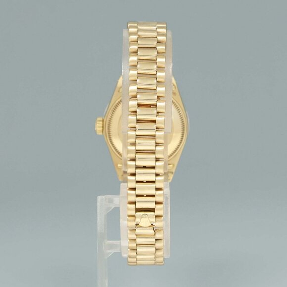 WOW! Ladies Diamond Dial President 18kt Watch With Rolex Box!!!!! - Picture 5 of 7